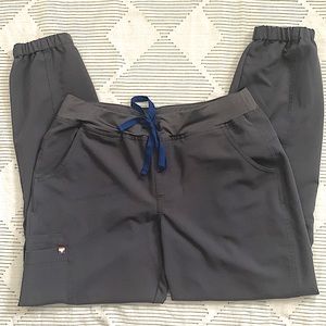 FIGS Tari Slim Pride Jogger scrubs Charcoal